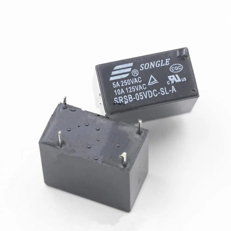 Relay (role) 5V / 12V / 24V - 4 chân Songle SRSB-05VDC-SL-A - SRSB-12VDC-SL-A - SRSB-24VDC-SL-A