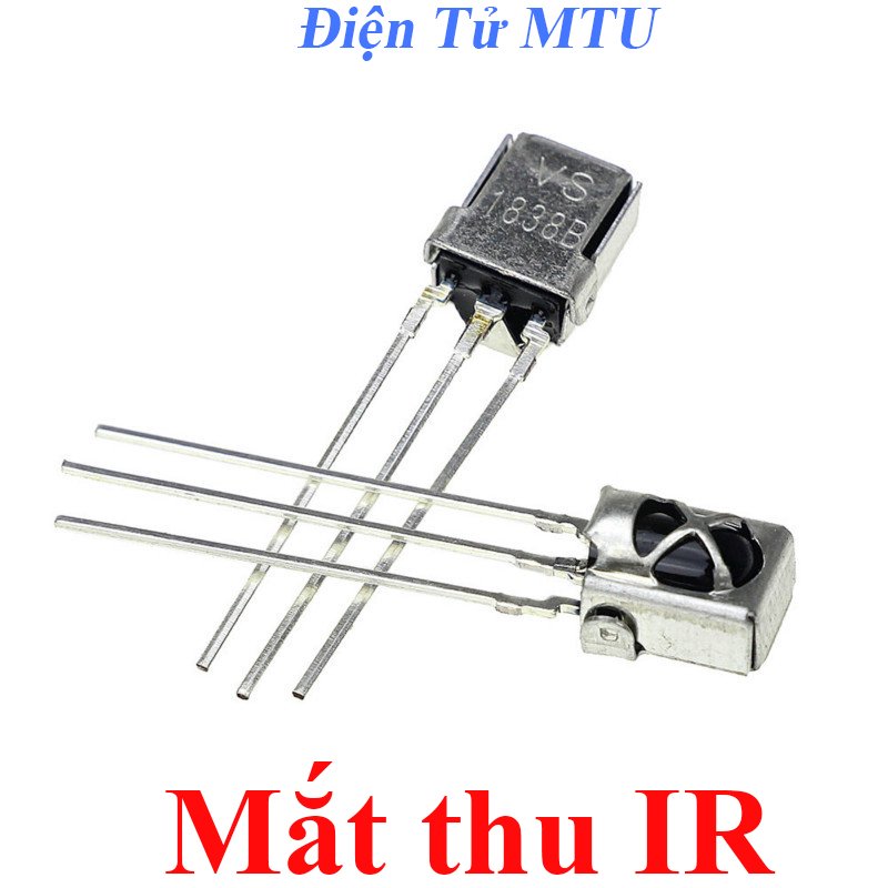 Mắt thu hồng ngoại 3 chân VS1838B HX1838 3P cho điều hòa, tivi, quạt, remote điều khiển